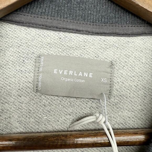 Everlane Sweatshirt Men's XS Gray Crewneck Blank Solid Track Uniform Lounge NEW - Picture 10 of 11
